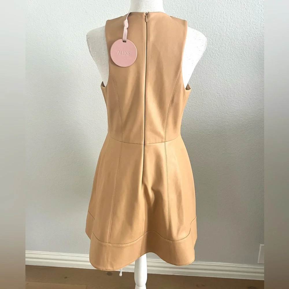 New Alexis Lorenza Tan Mini Dress - Picture 6 of 8